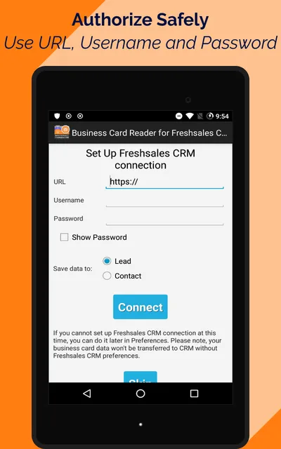 Business Card Reader for Fresh | Indus Appstore | Screenshot