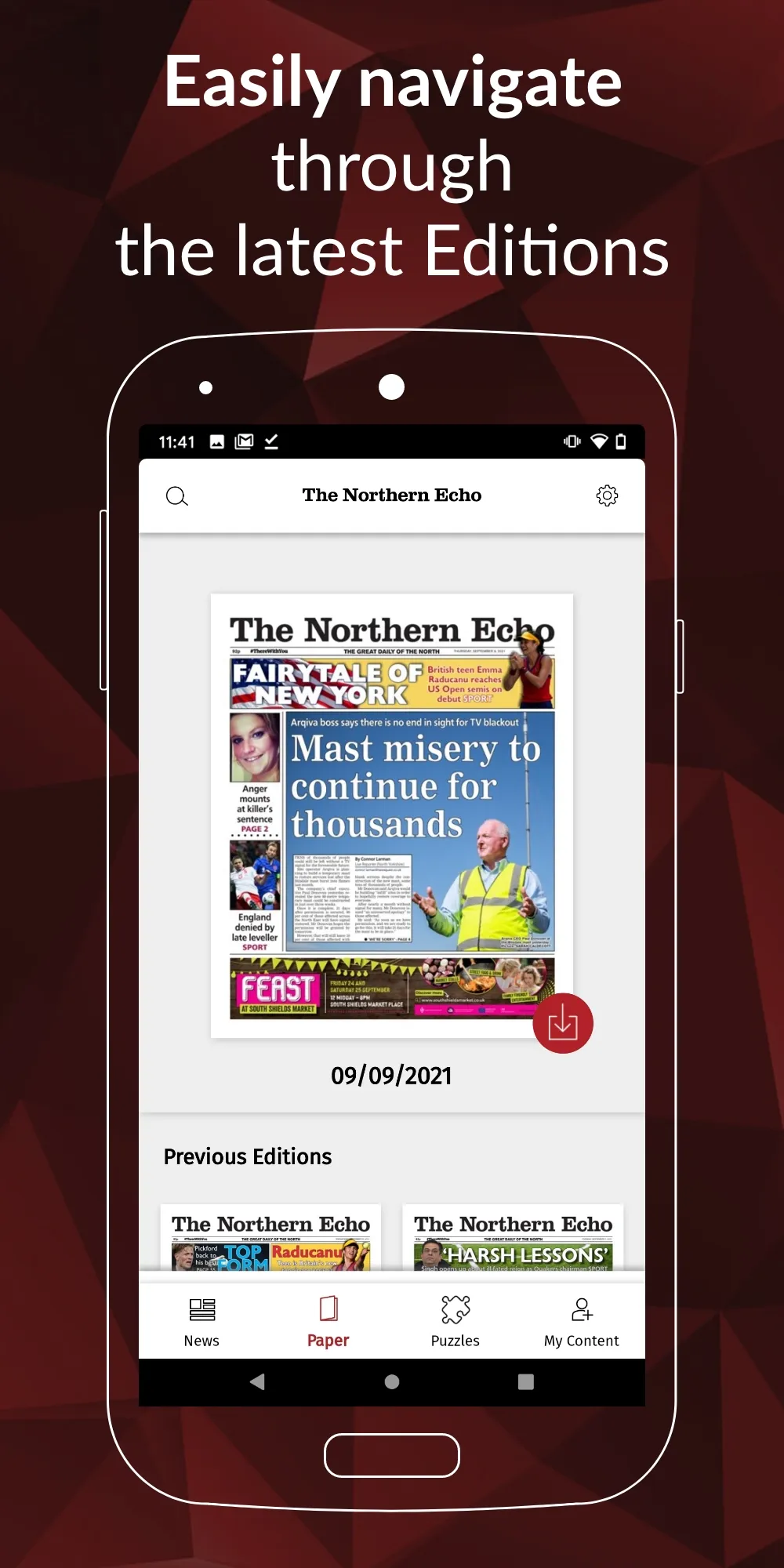 Northern Echo | Indus Appstore | Screenshot