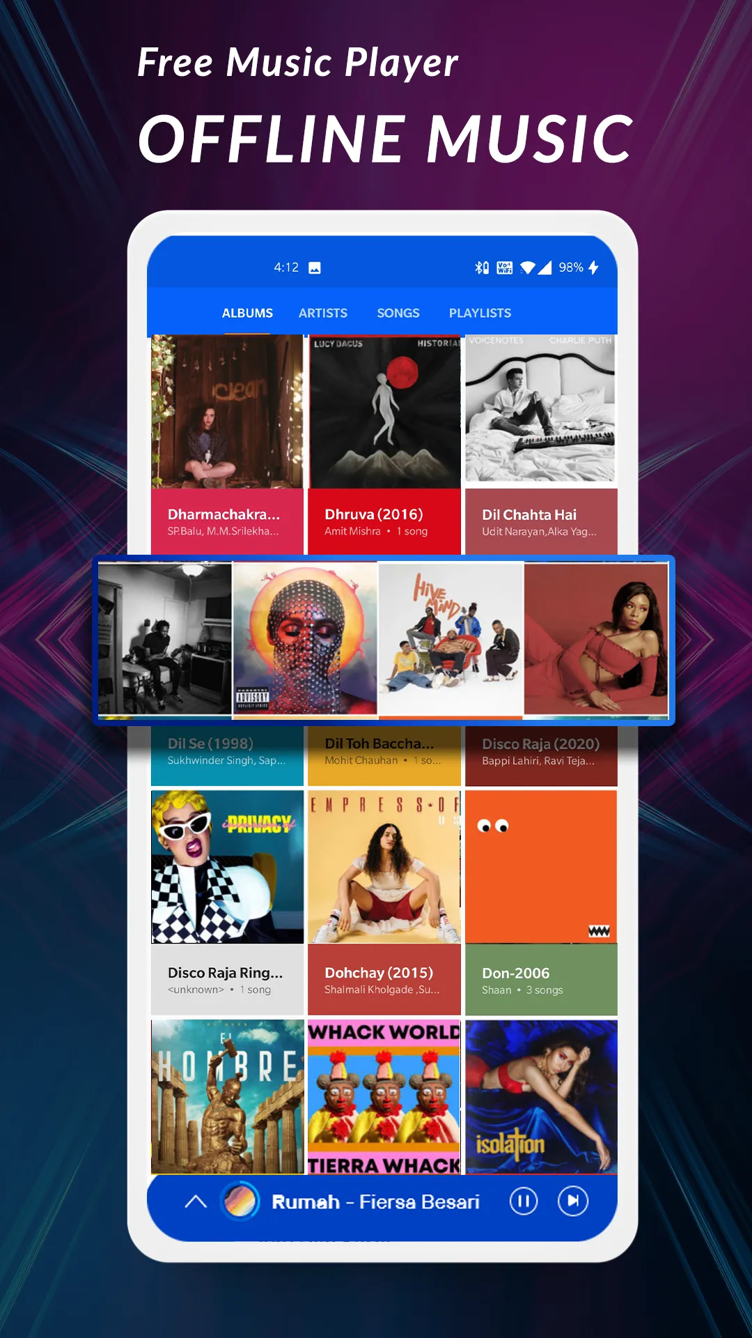 Music Player: MP3 Audio Player | Indus Appstore | Screenshot