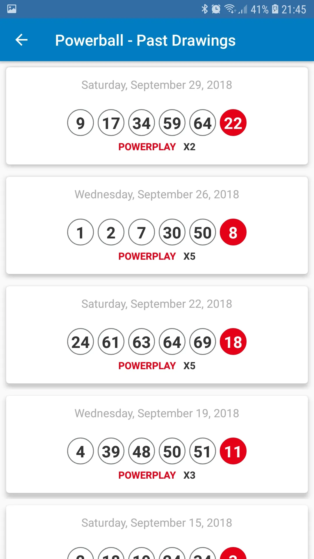 Michigan Lottery Results | Indus Appstore | Screenshot