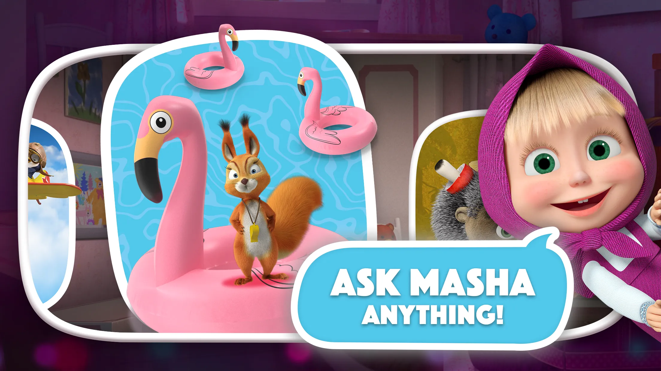 Masha and the Bear AI for Kids | Indus Appstore | Screenshot