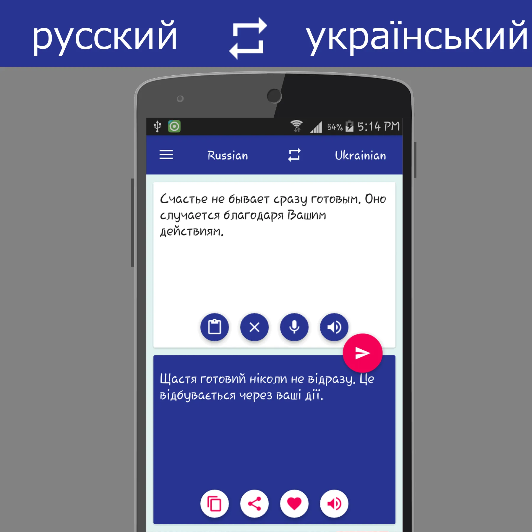 Russian Ukrainian Translator | Indus Appstore | Screenshot