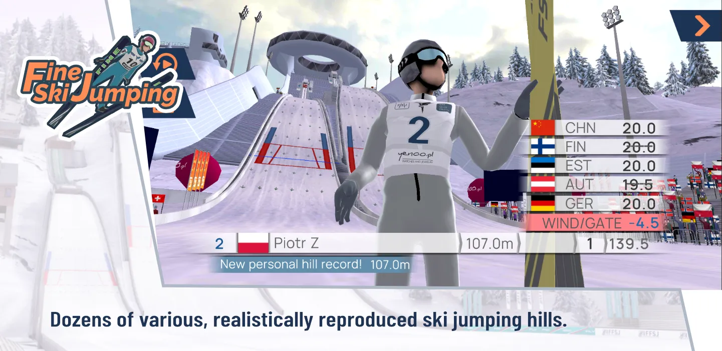 Fine Ski Jumping | Indus Appstore | Screenshot