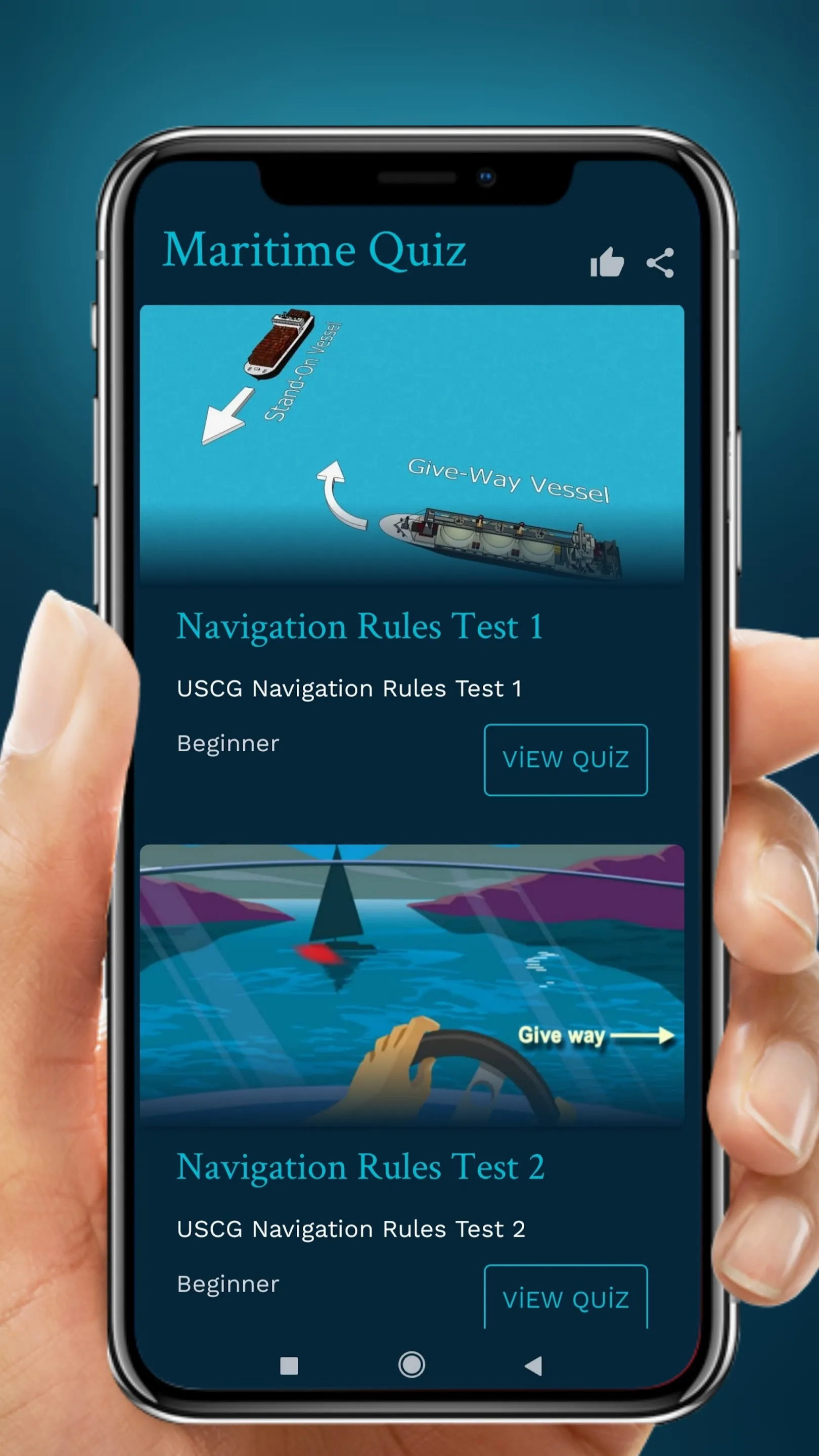 Maritime Quiz App - USCG, Boat | Indus Appstore | Screenshot