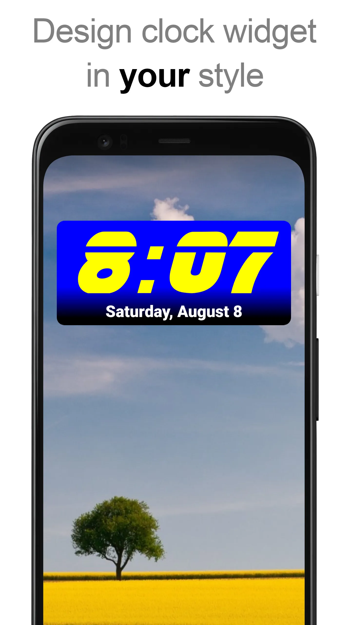 DIGI Clock Widget | Indus Appstore | Screenshot