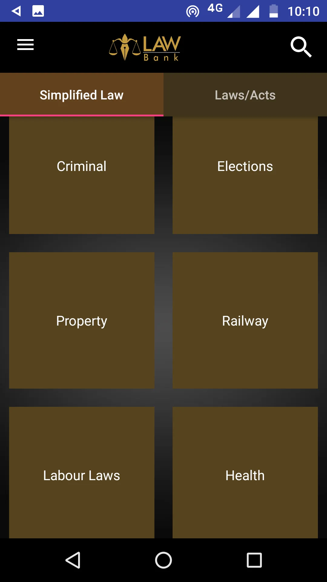 Law Bank | Indus Appstore | Screenshot