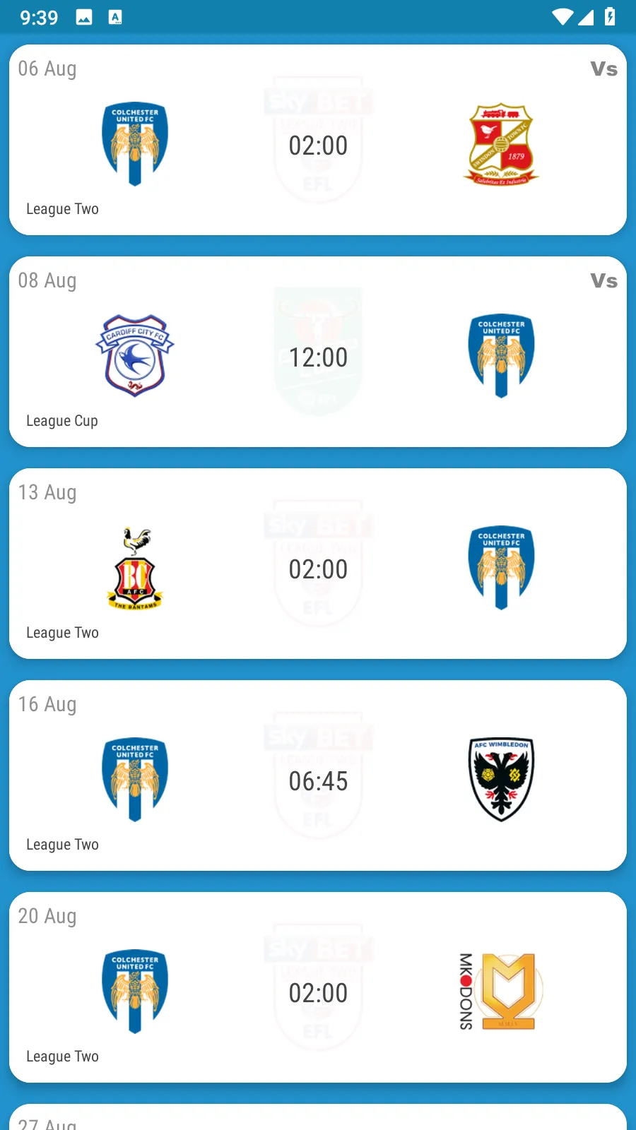 Colchester United Fan App | Indus Appstore | Screenshot