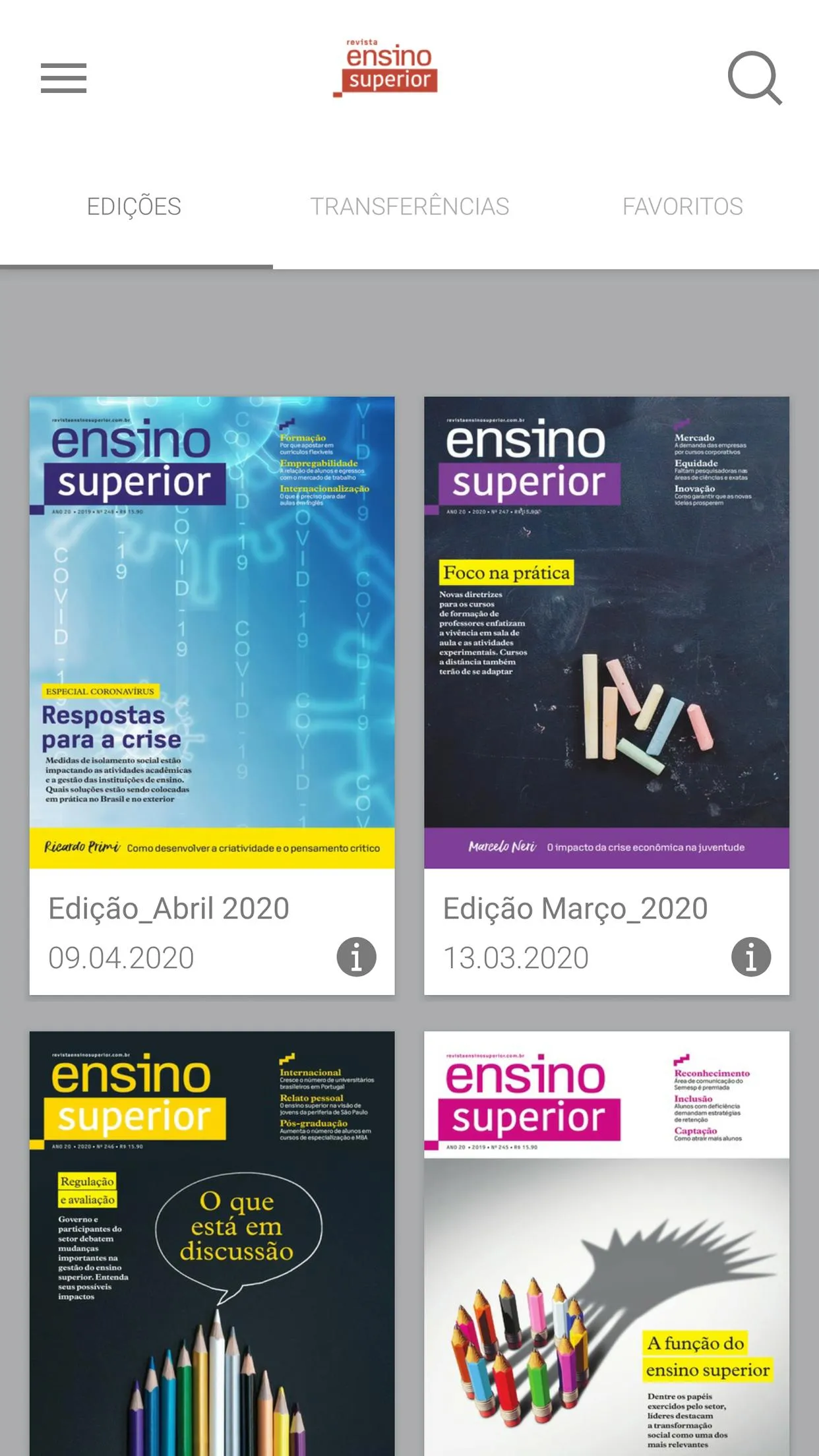 Revista Ensino Superior | Indus Appstore | Screenshot