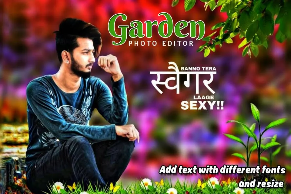 Garden Photo Editor | Indus Appstore | Screenshot