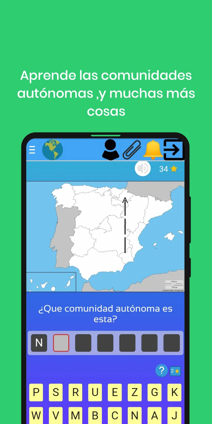 Kiz - Geografia Española | Indus Appstore | Screenshot