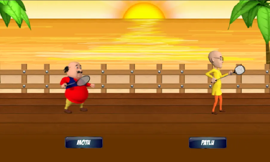 Motu Patlu Badminton | Indus Appstore | Screenshot