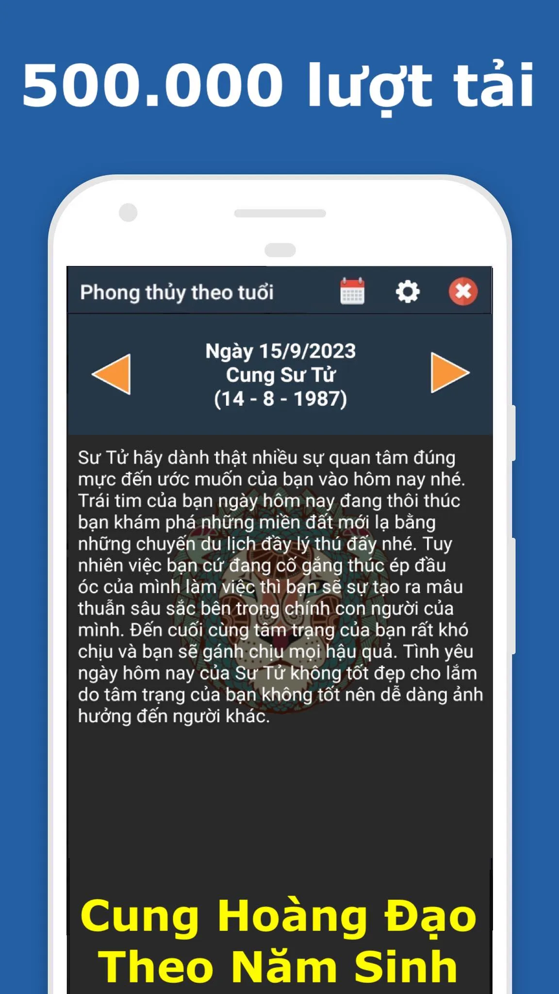 Xem Tử Vi Hàng Ngày Theo Tuổi | Indus Appstore | Screenshot