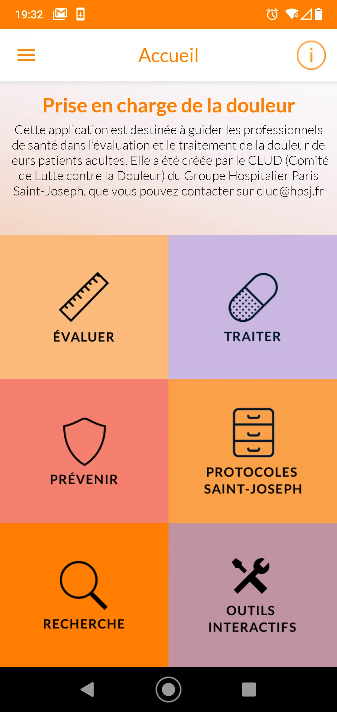 Douleur Hôpital Saint Joseph | Indus Appstore | Screenshot