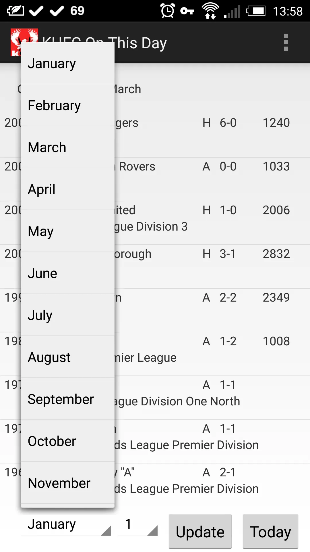 KHFC On This Day | Indus Appstore | Screenshot