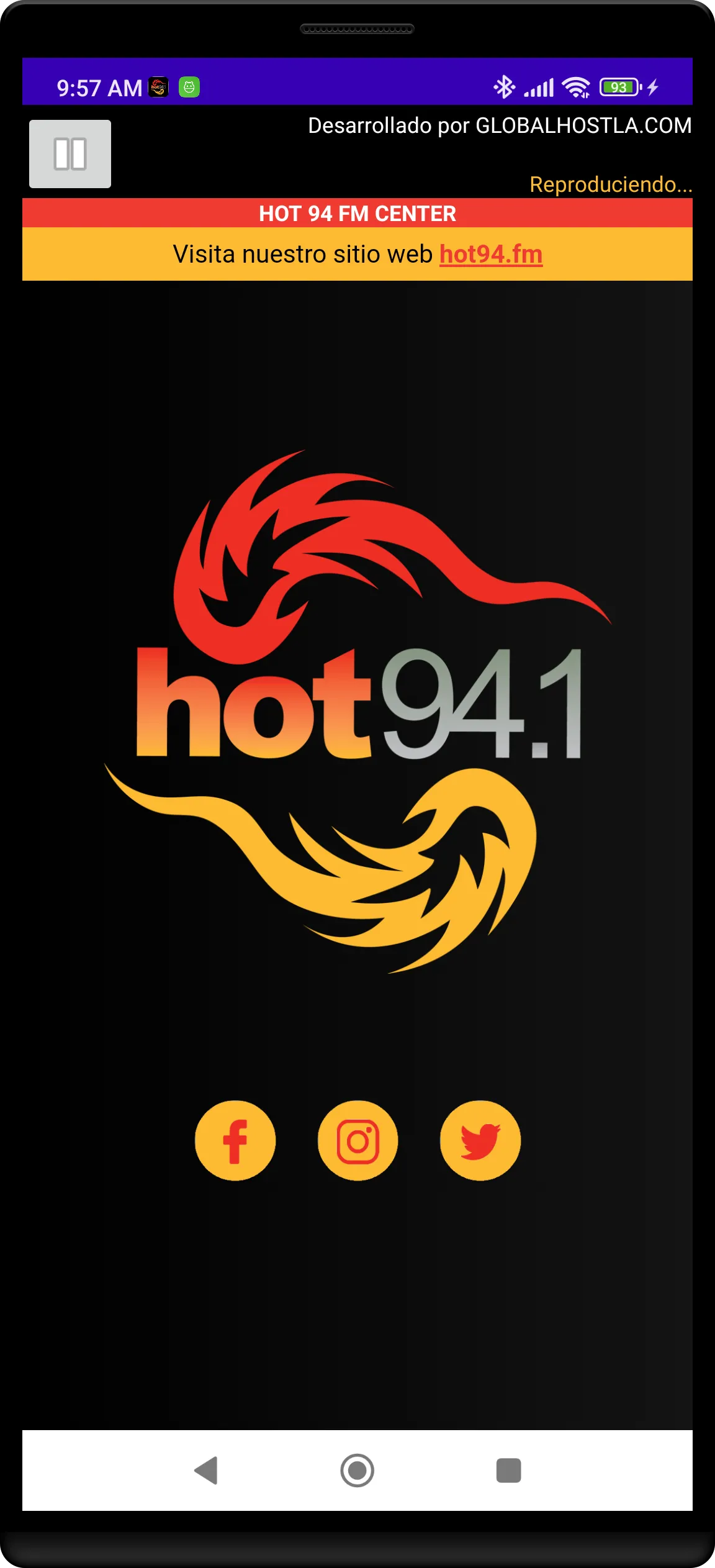 HOT 94 FM | Indus Appstore | Screenshot