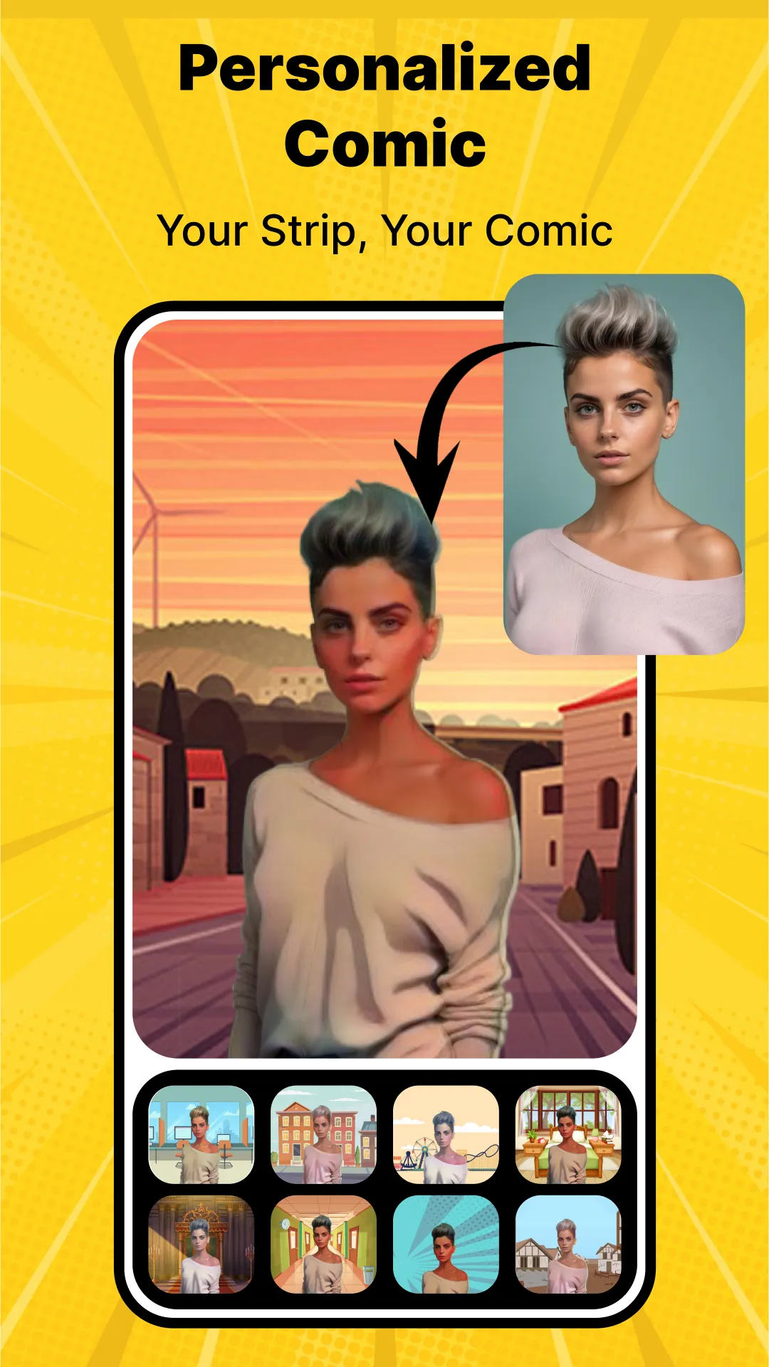 Cartoon Comic Strip Maker | Indus Appstore | Screenshot
