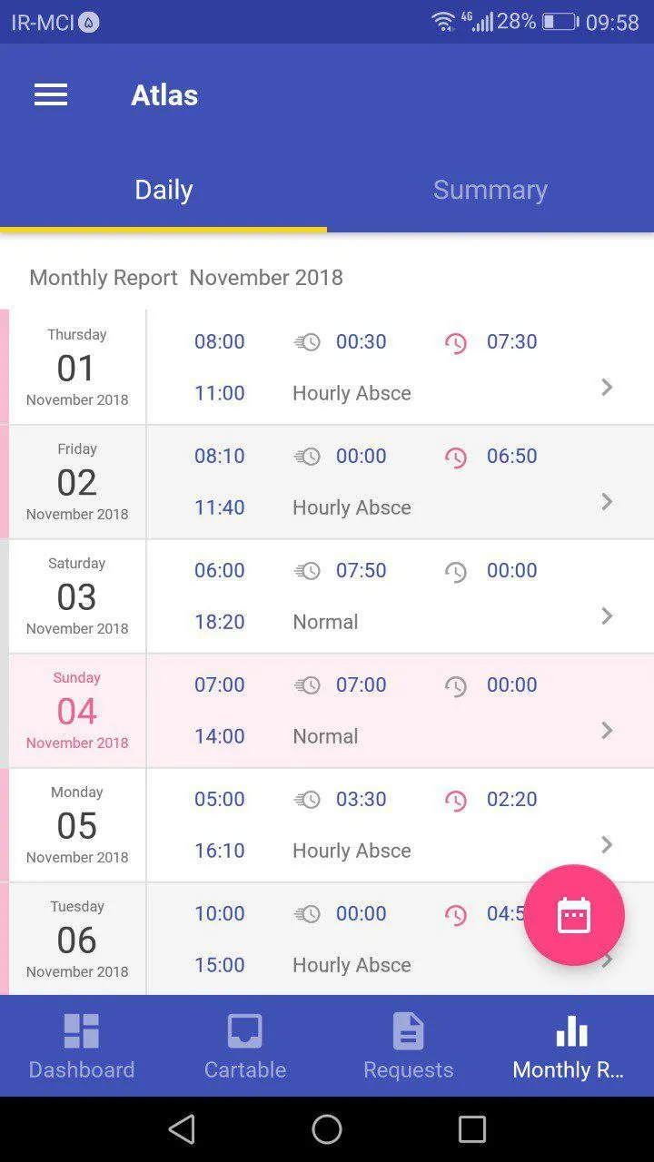 Atlas Time Attendance | Indus Appstore | Screenshot