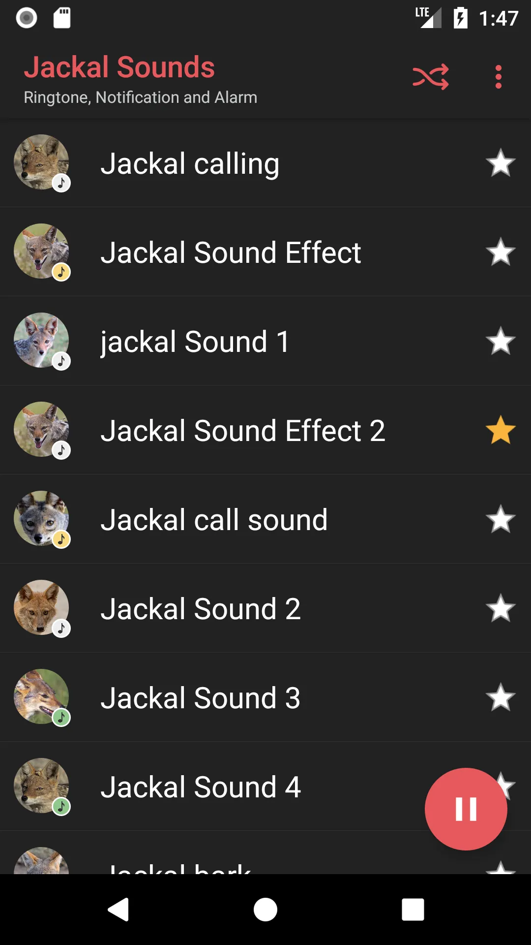 Jackal Sounds | Indus Appstore | Screenshot