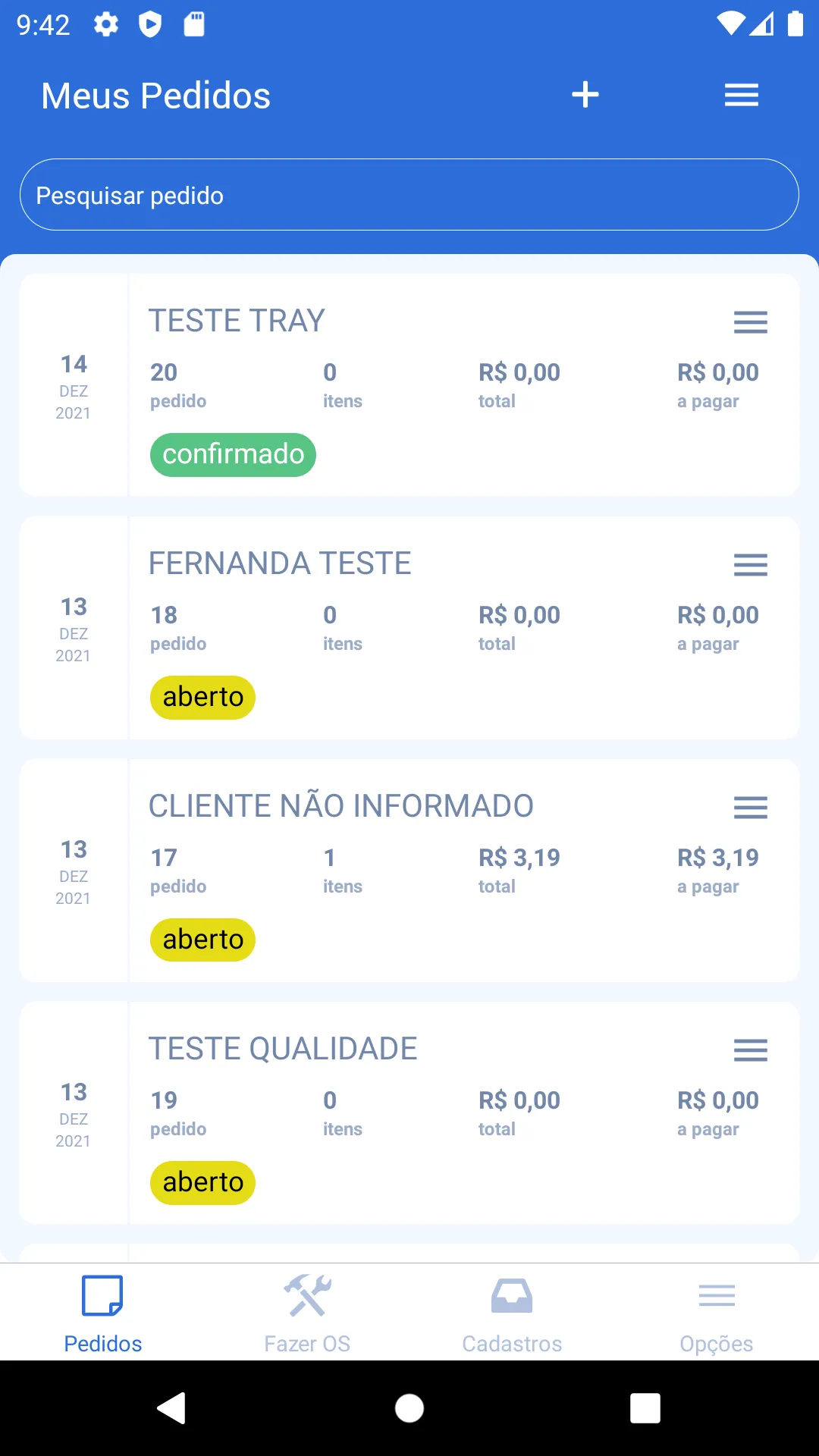 TagPlus Pedidos & OS | Indus Appstore | Screenshot