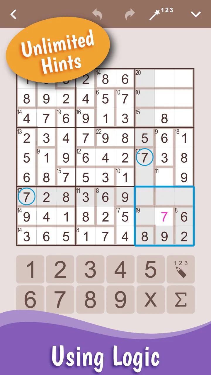 SumSudoku: Killer Sudoku | Indus Appstore | Screenshot