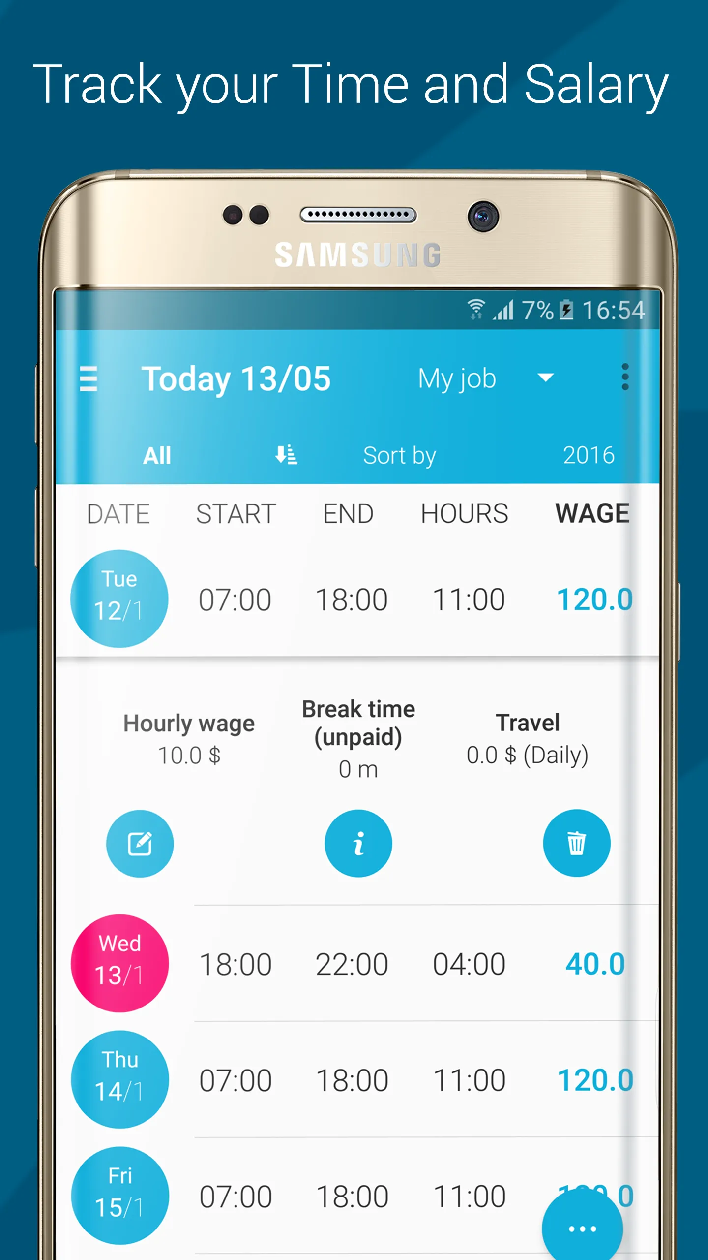 Work Log | Indus Appstore | Screenshot