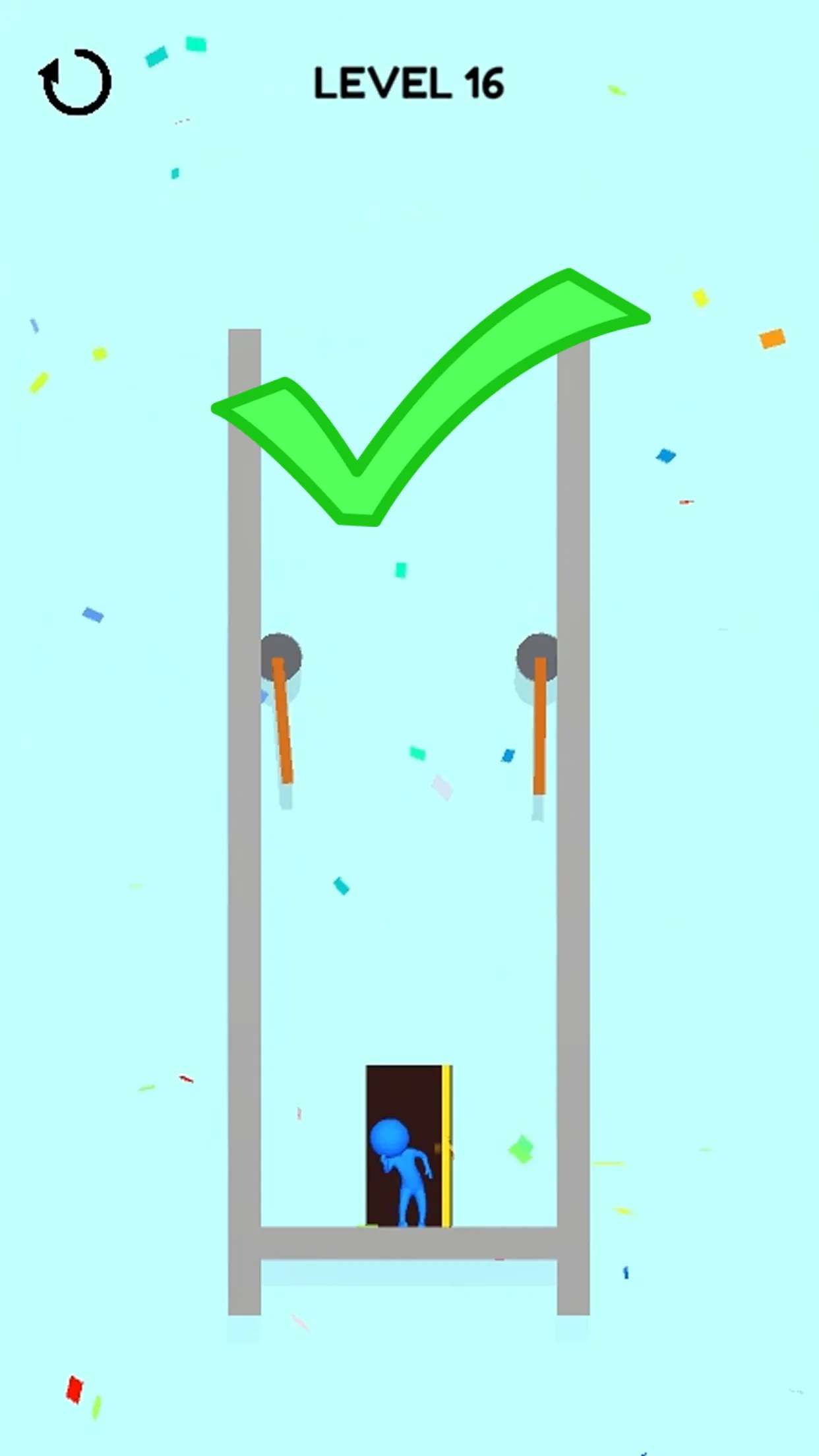 Cut the board - Stickman Riddl | Indus Appstore | Screenshot