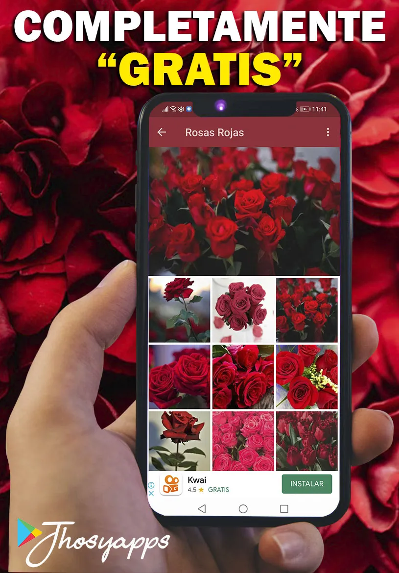 Flores y Rosas Rojas imágenes | Indus Appstore | Screenshot