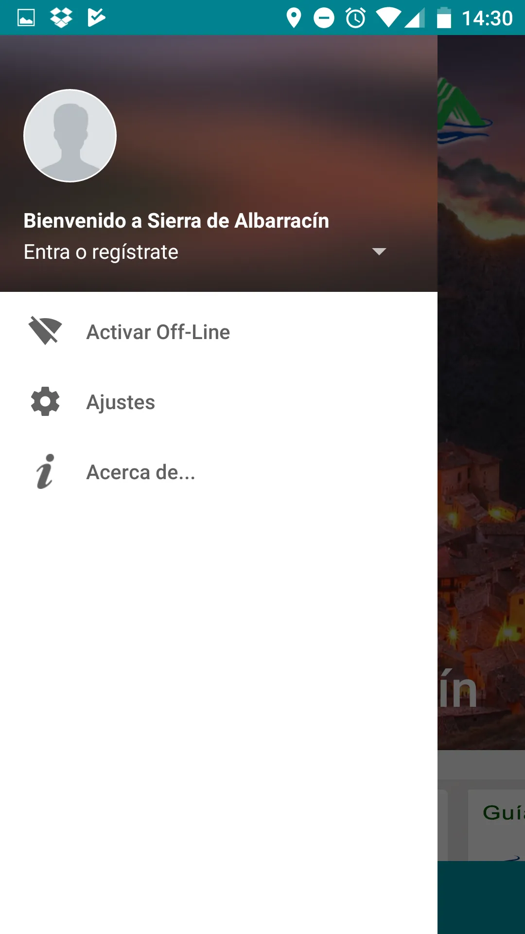 Sierra Albarracín Guía Oficial | Indus Appstore | Screenshot