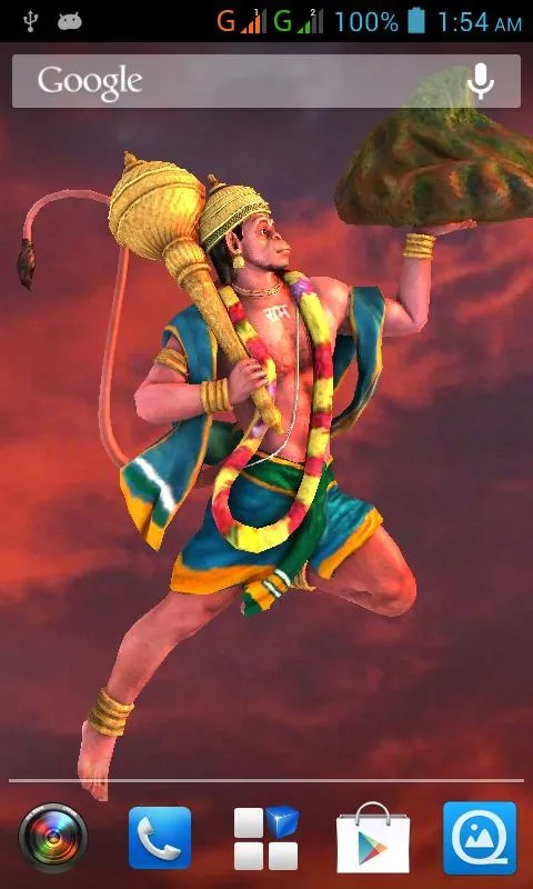 3D Hanuman Live Wallpaper | Indus Appstore | Screenshot