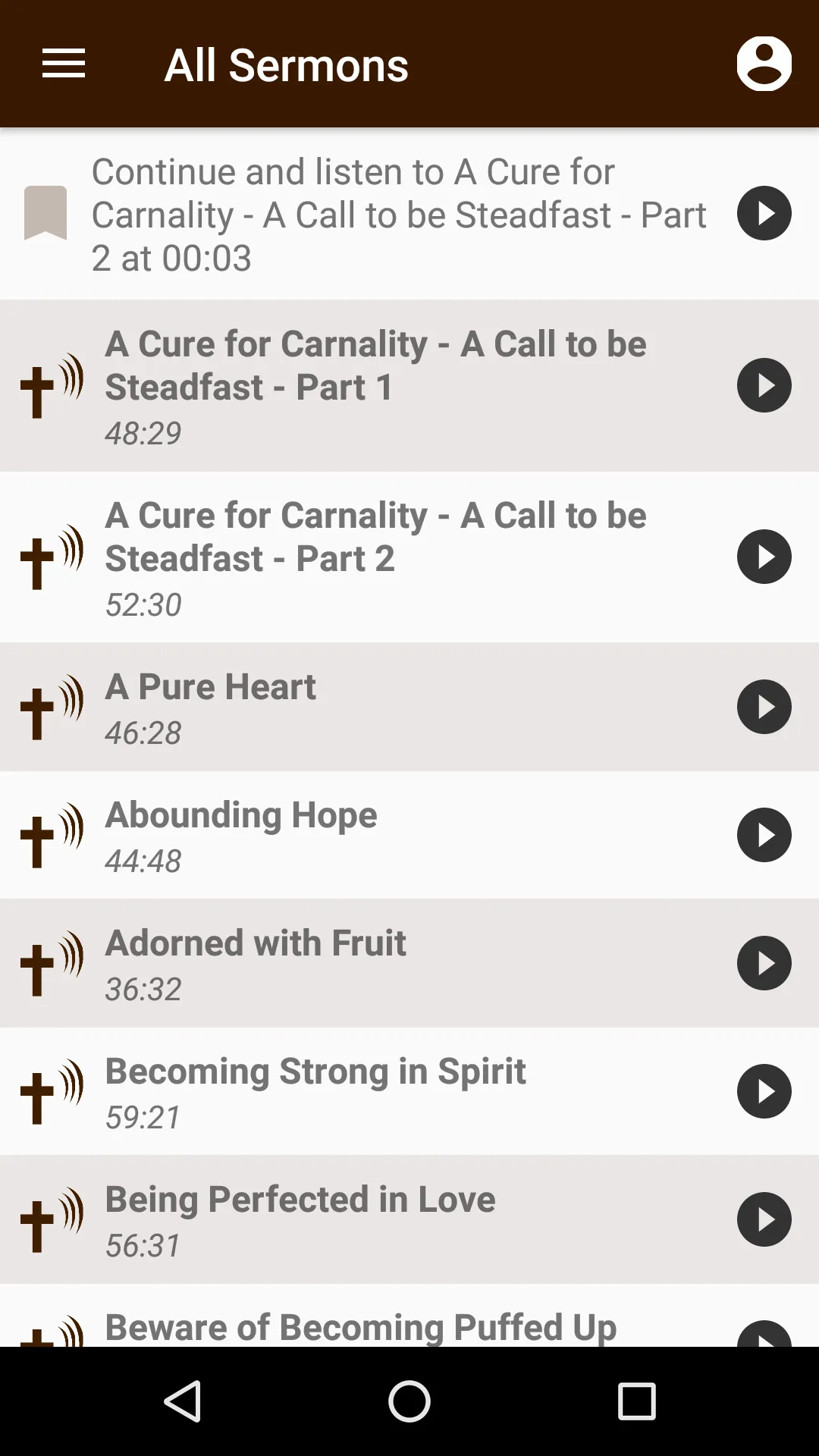 Alan Martin Sermons | Indus Appstore | Screenshot