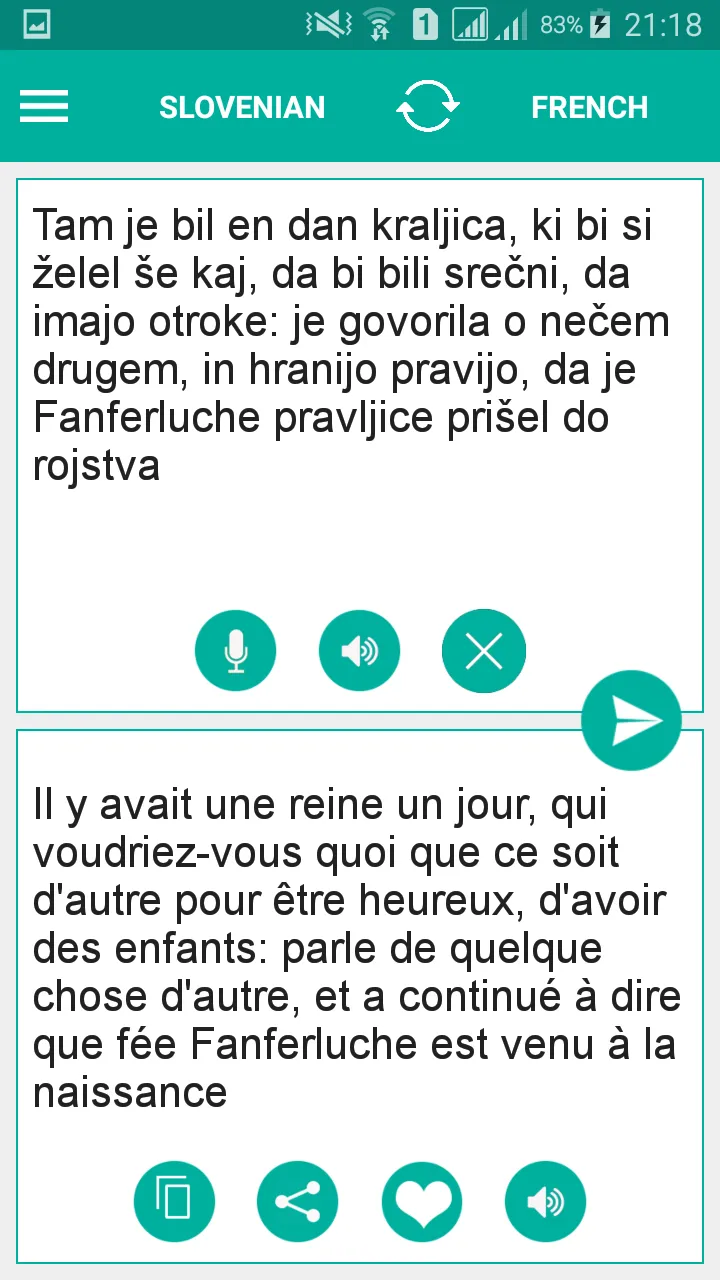 Slovenian French Translator | Indus Appstore | Screenshot