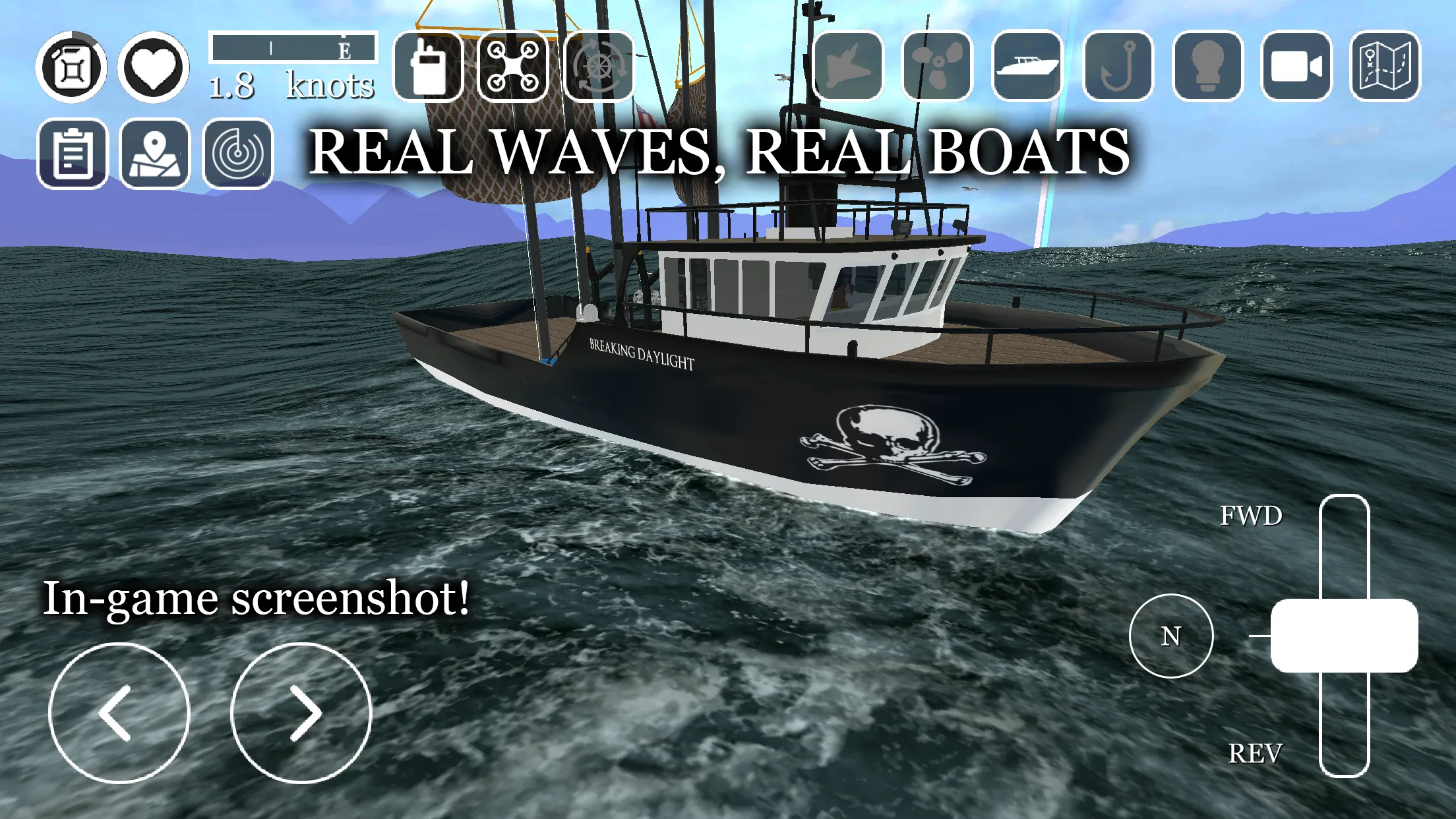 uCaptain: Boat Fishing Game 3D | Indus Appstore | Screenshot