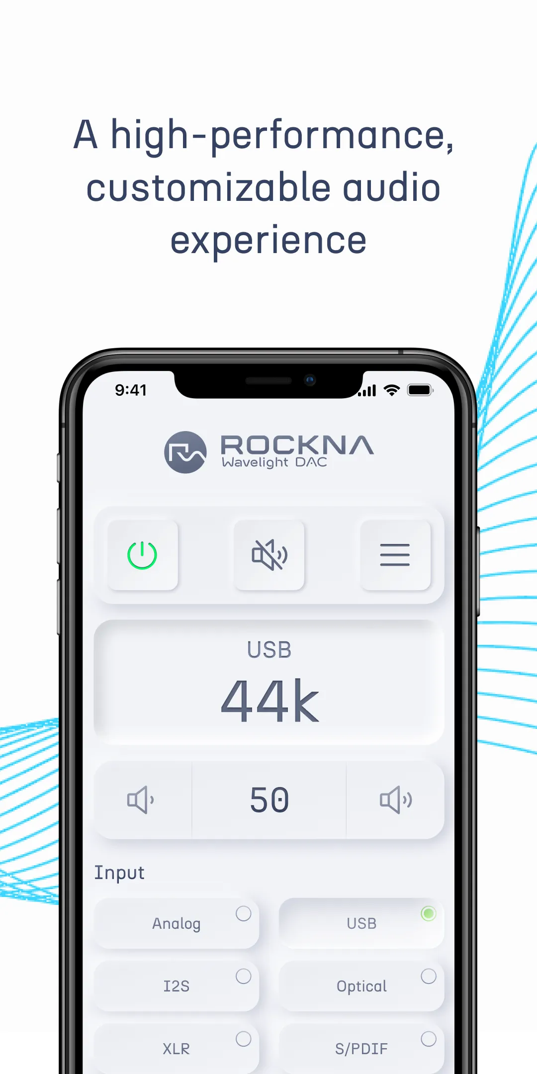 Rockna Wavelight DAC Remote | Indus Appstore | Screenshot