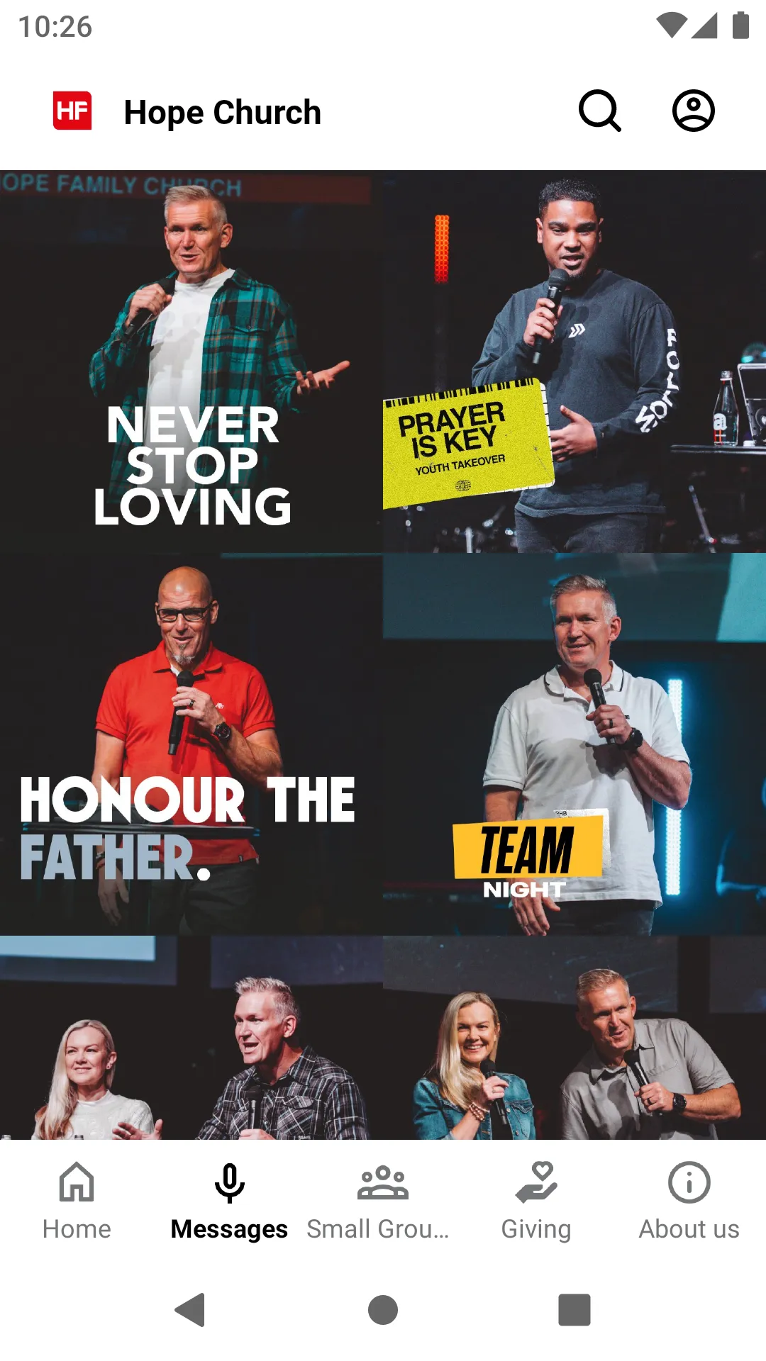 Hope Family Church | Indus Appstore | Screenshot