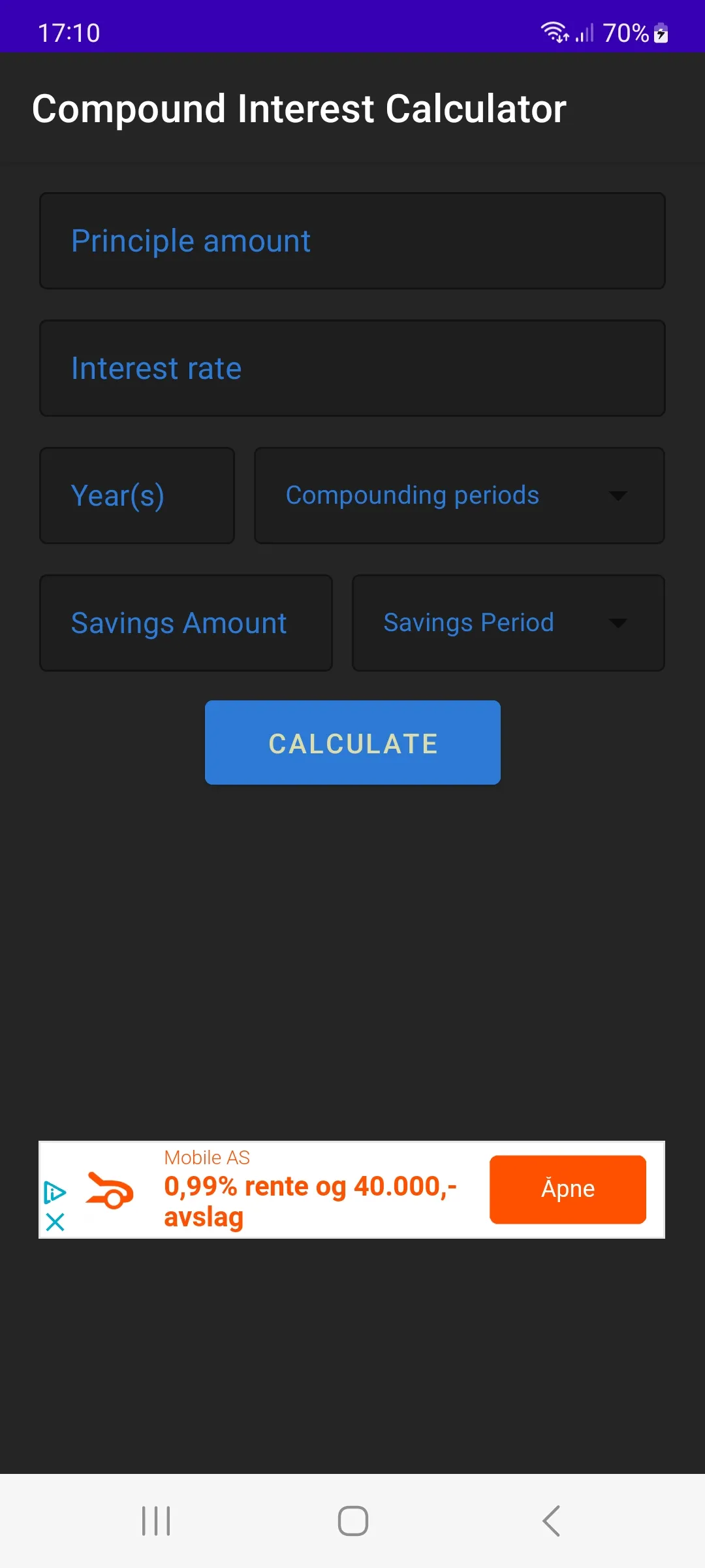 Compound Interest Calculator | Indus Appstore | Screenshot