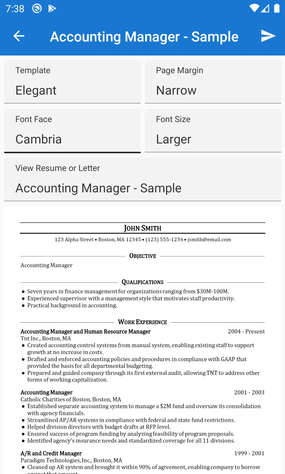 Got Resume Builder | Indus Appstore | Screenshot