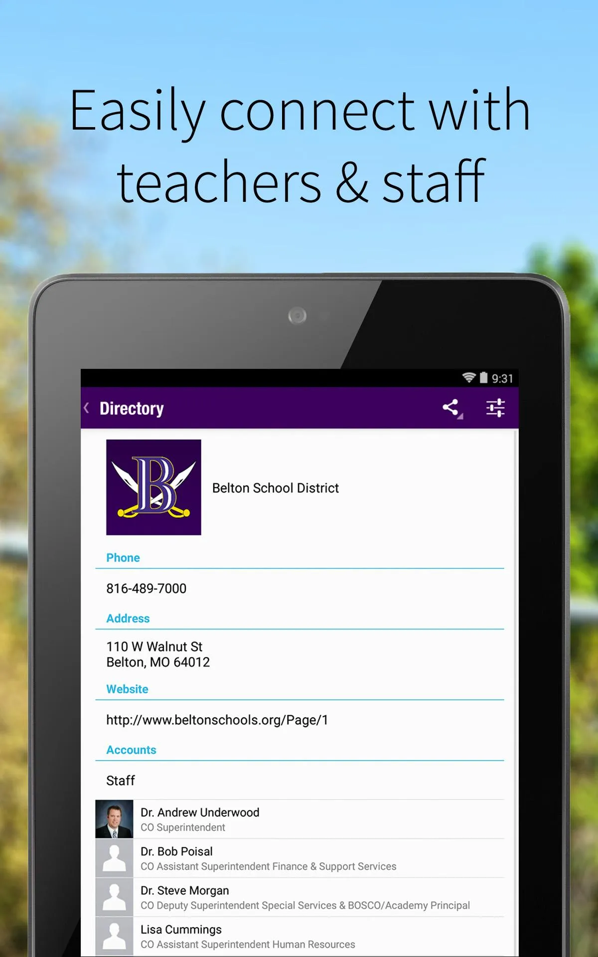 Belton School District 124 | Indus Appstore | Screenshot