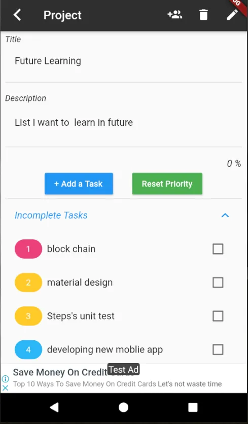 Steps ~Simple Todo List manage | Indus Appstore | Screenshot