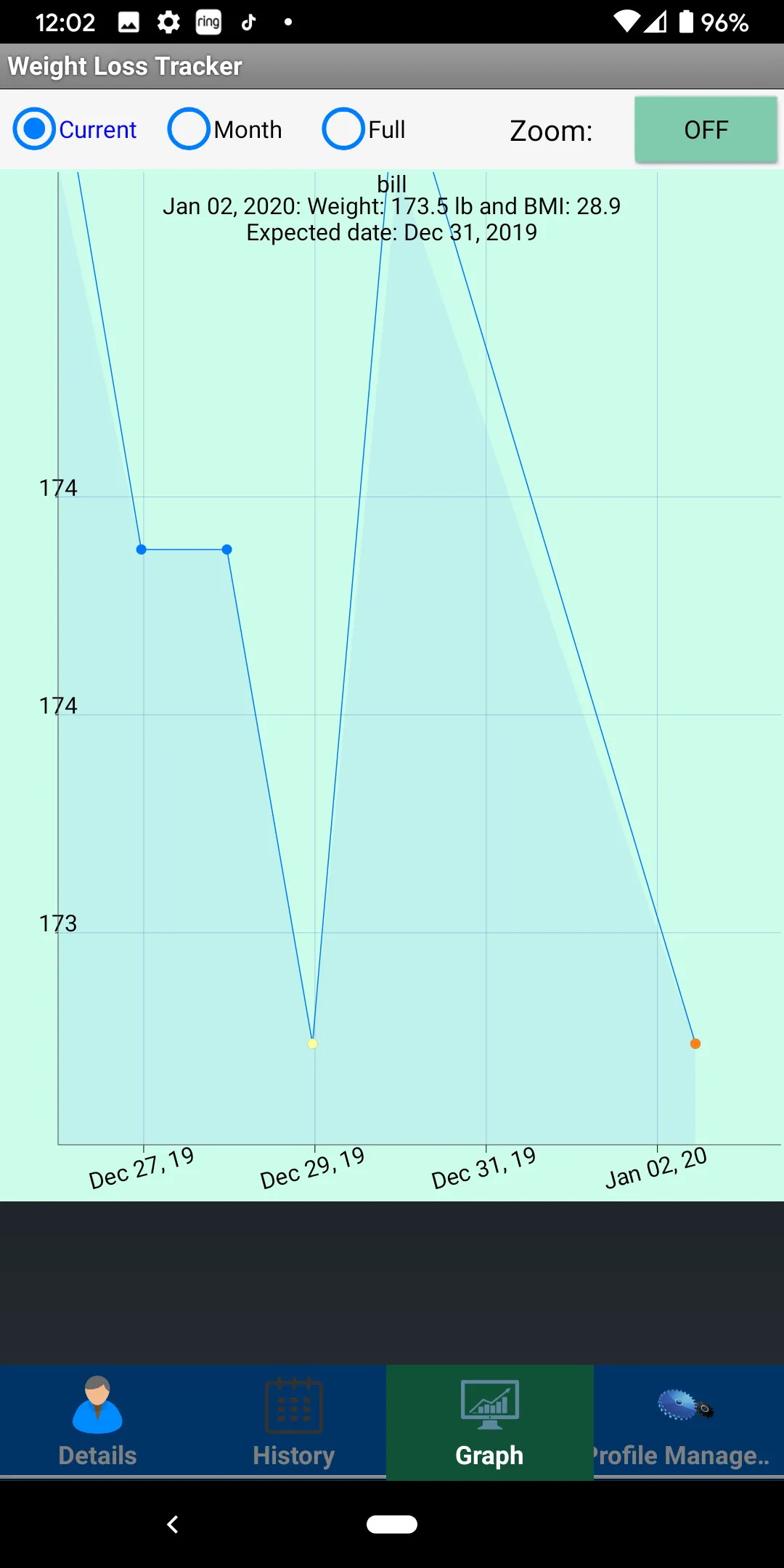 Weight loss tracker & BMI | Indus Appstore | Screenshot