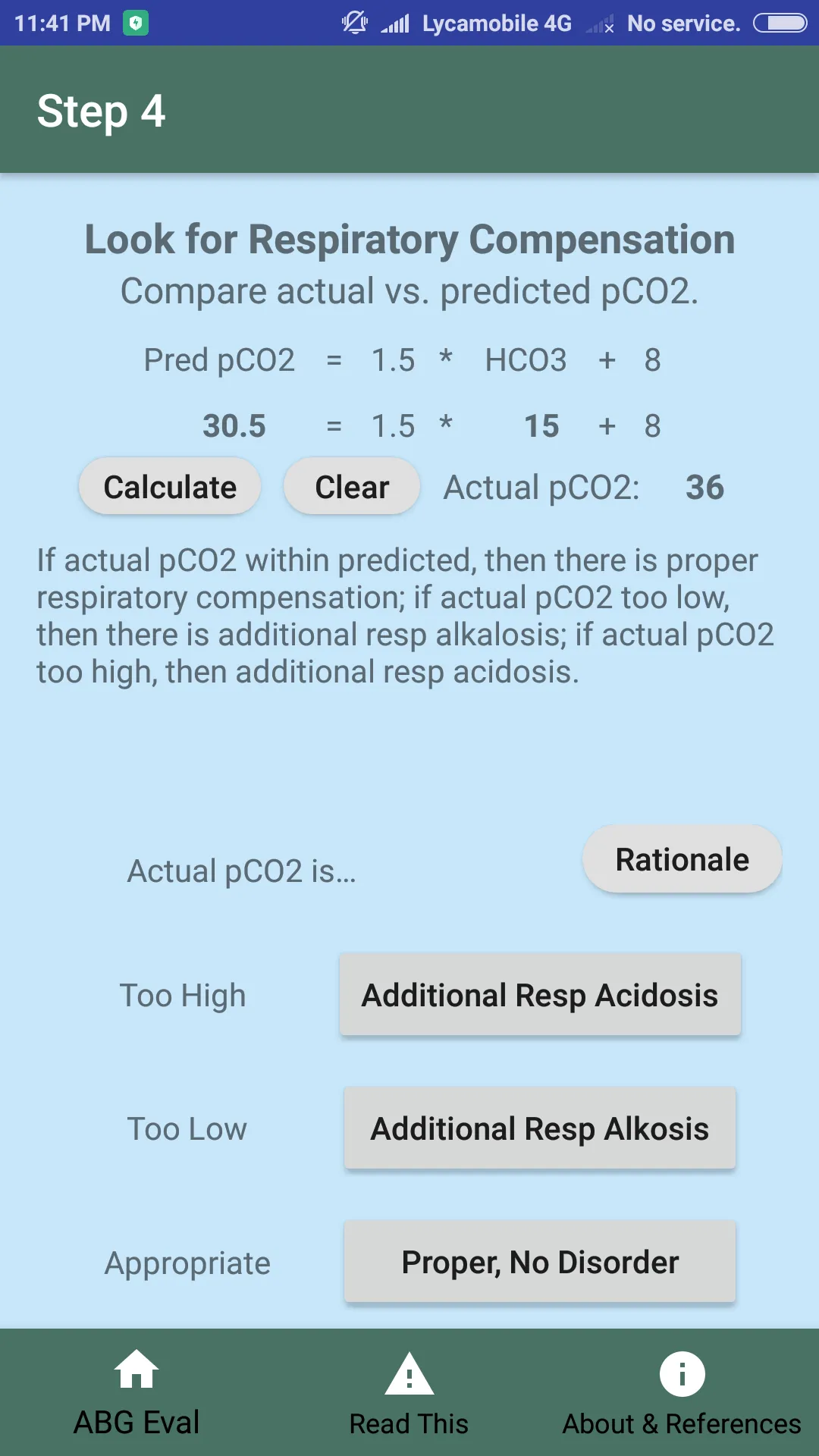 ABG Acid-Base Eval | Indus Appstore | Screenshot