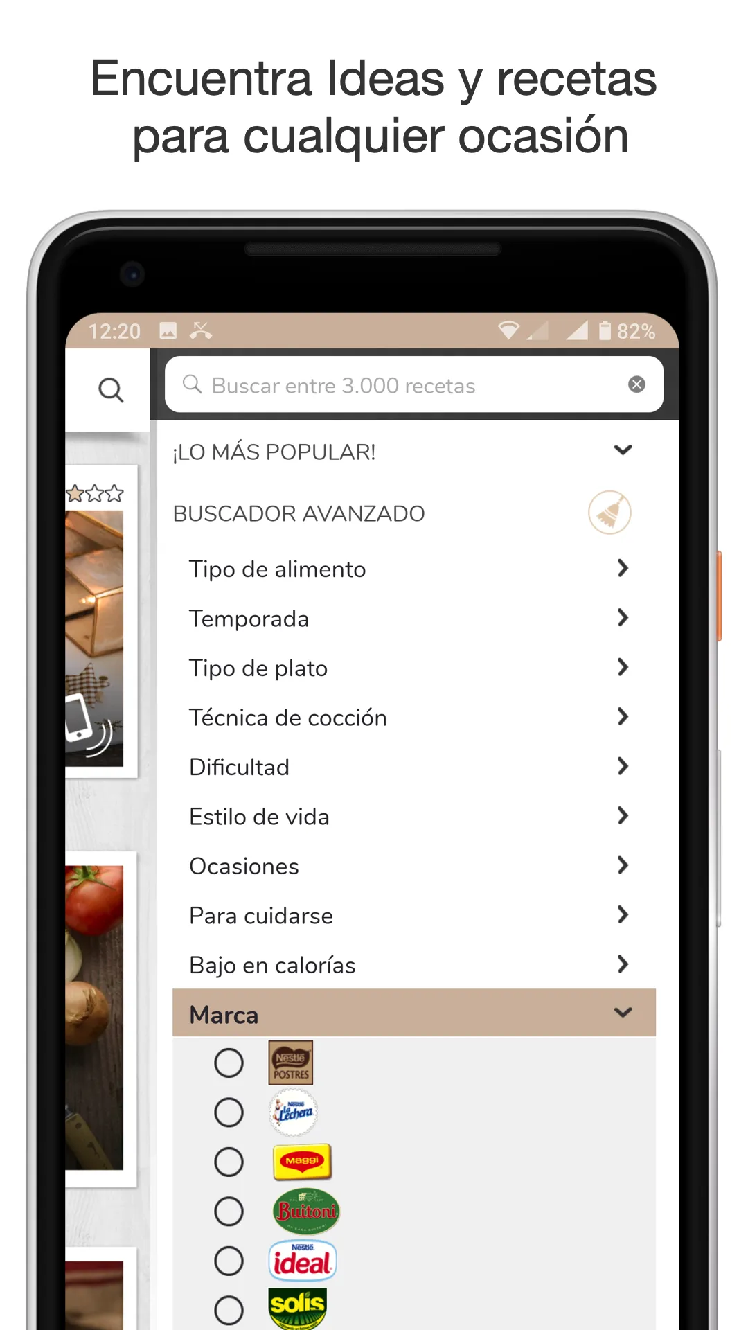 Nestlé Cocina. Recetas y Menús | Indus Appstore | Screenshot