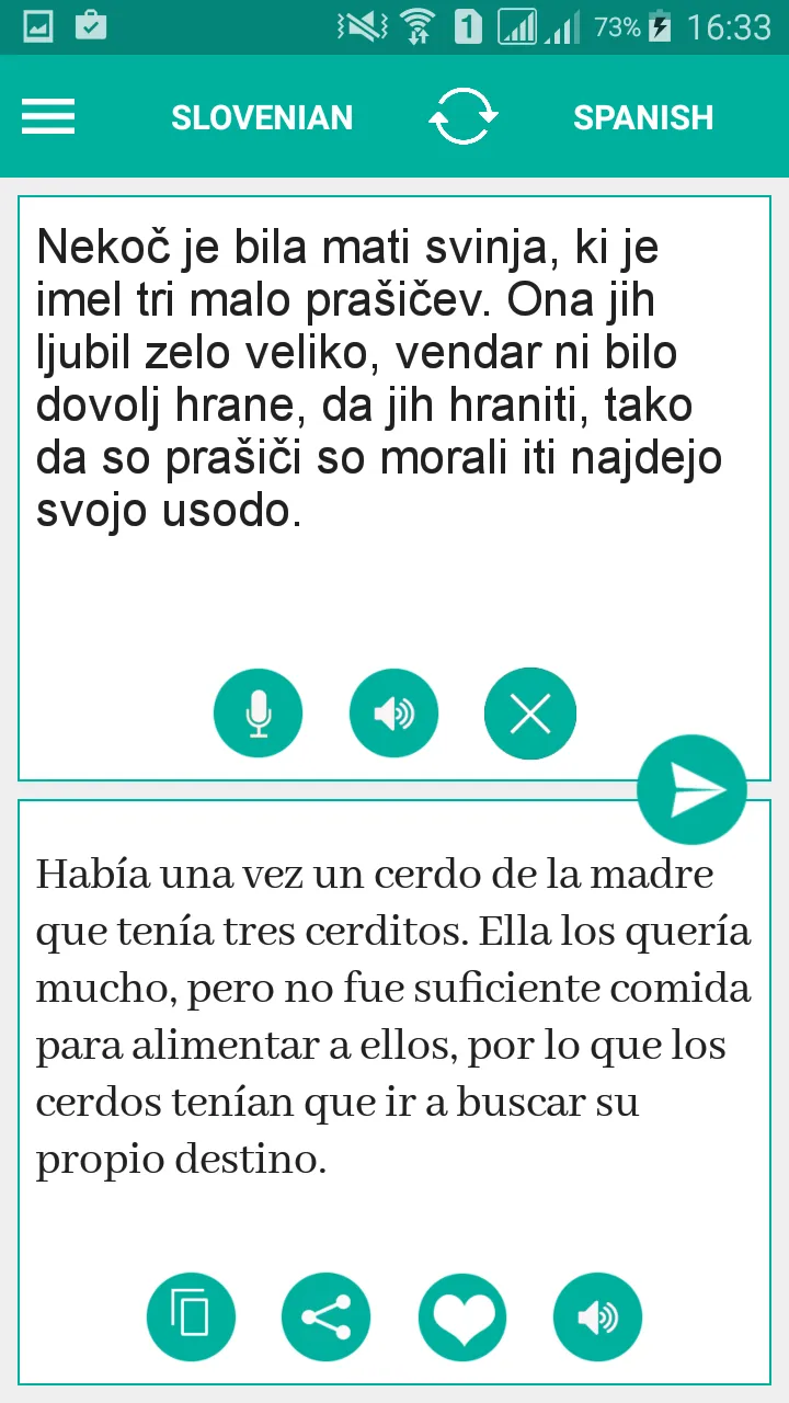 Slovenian Spanish Translator | Indus Appstore | Screenshot