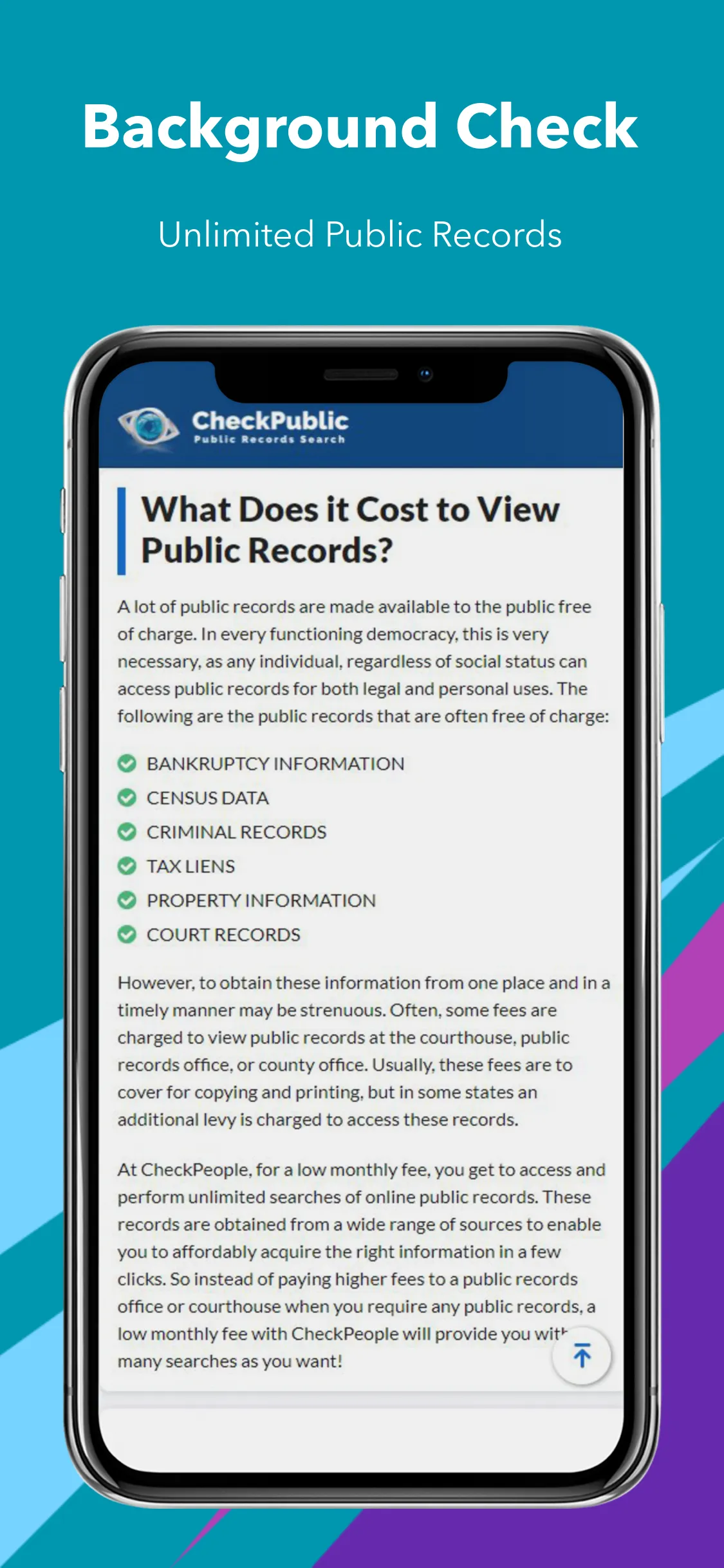 Public Records Search | Indus Appstore | Screenshot