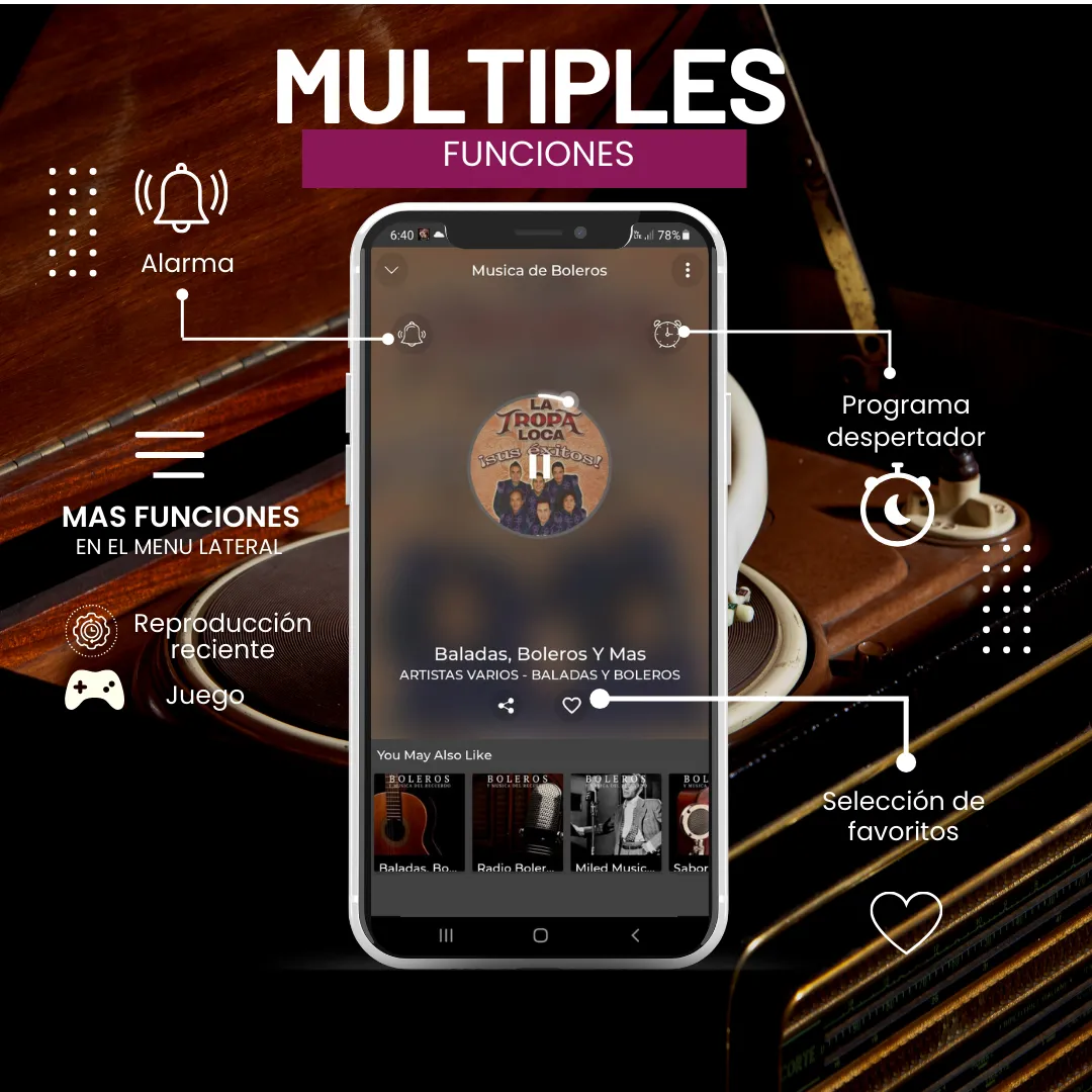 Musica de Boleros | Indus Appstore | Screenshot