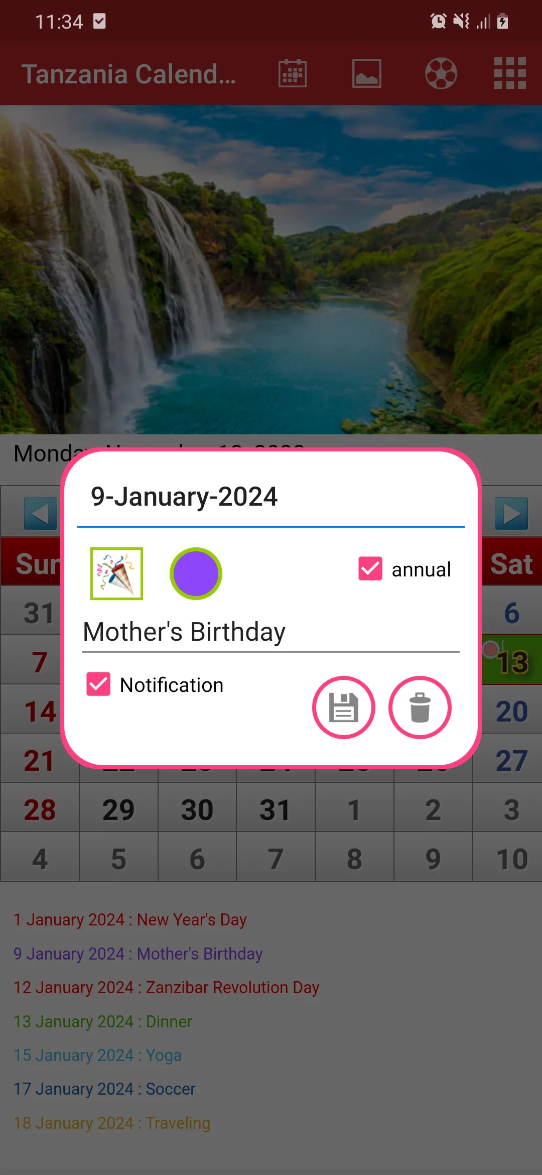 Tanzania Calendar 2024 | Indus Appstore | Screenshot