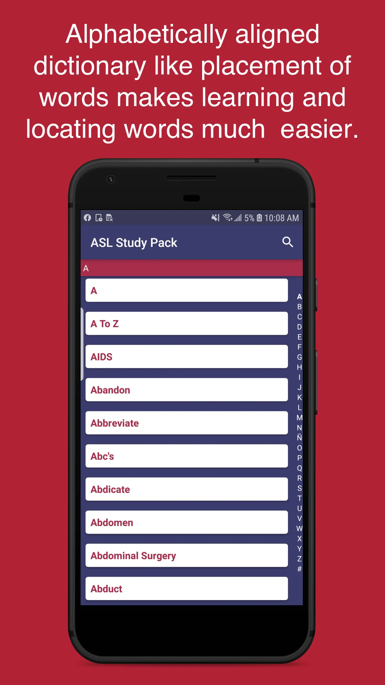 ASL Study | Indus Appstore | Screenshot