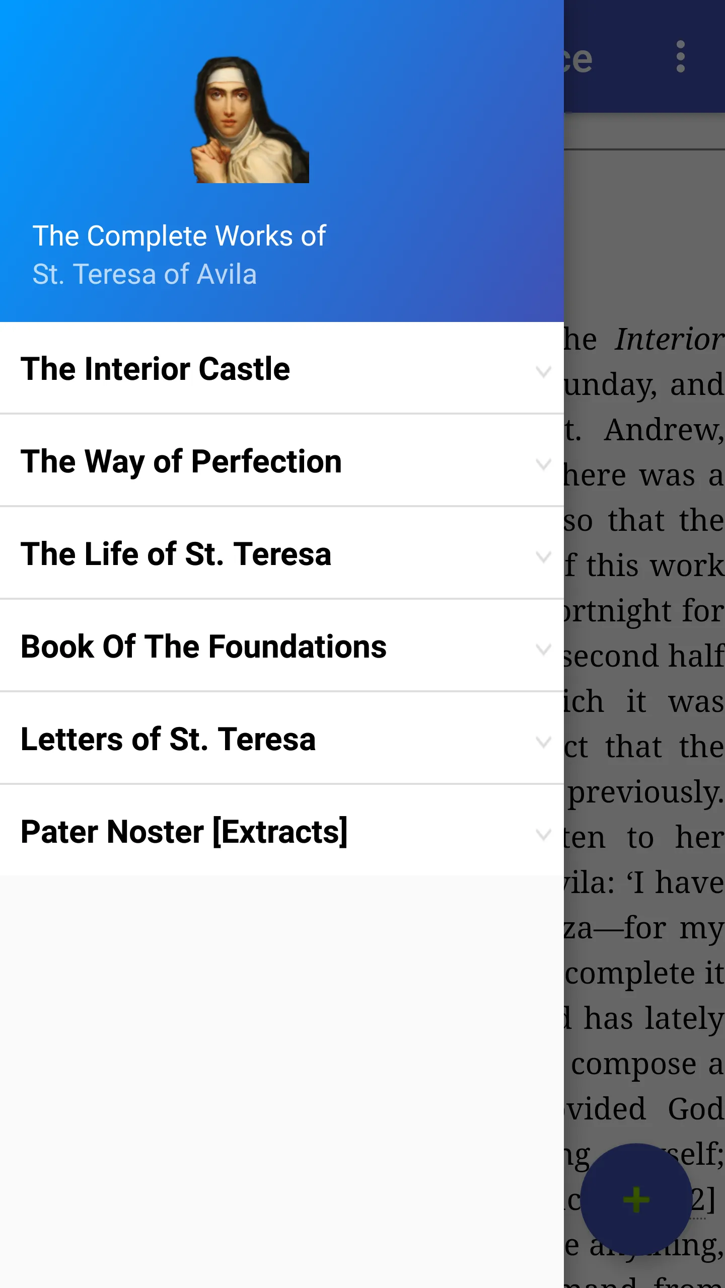 The Works of St. Teresa Avila | Indus Appstore | Screenshot