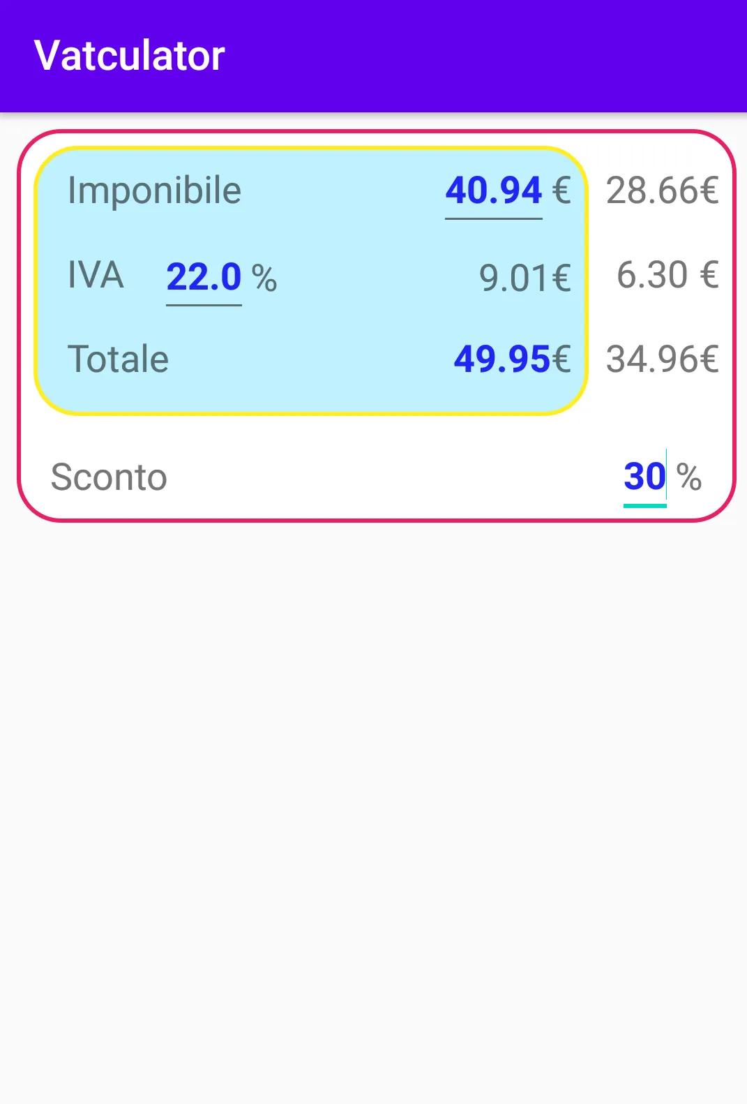 Percentage calculator | Indus Appstore | Screenshot