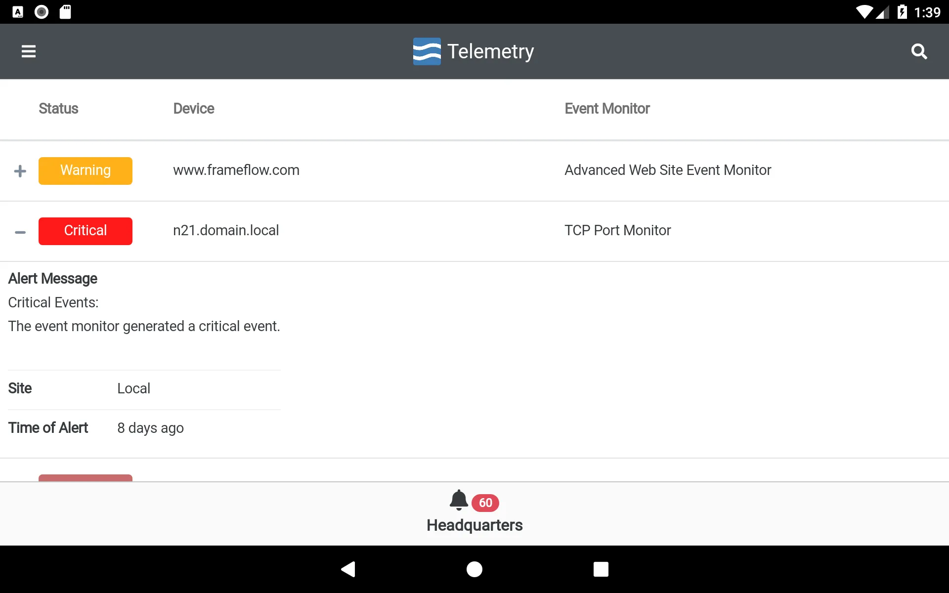 FrameFlow Telemetry | Indus Appstore | Screenshot