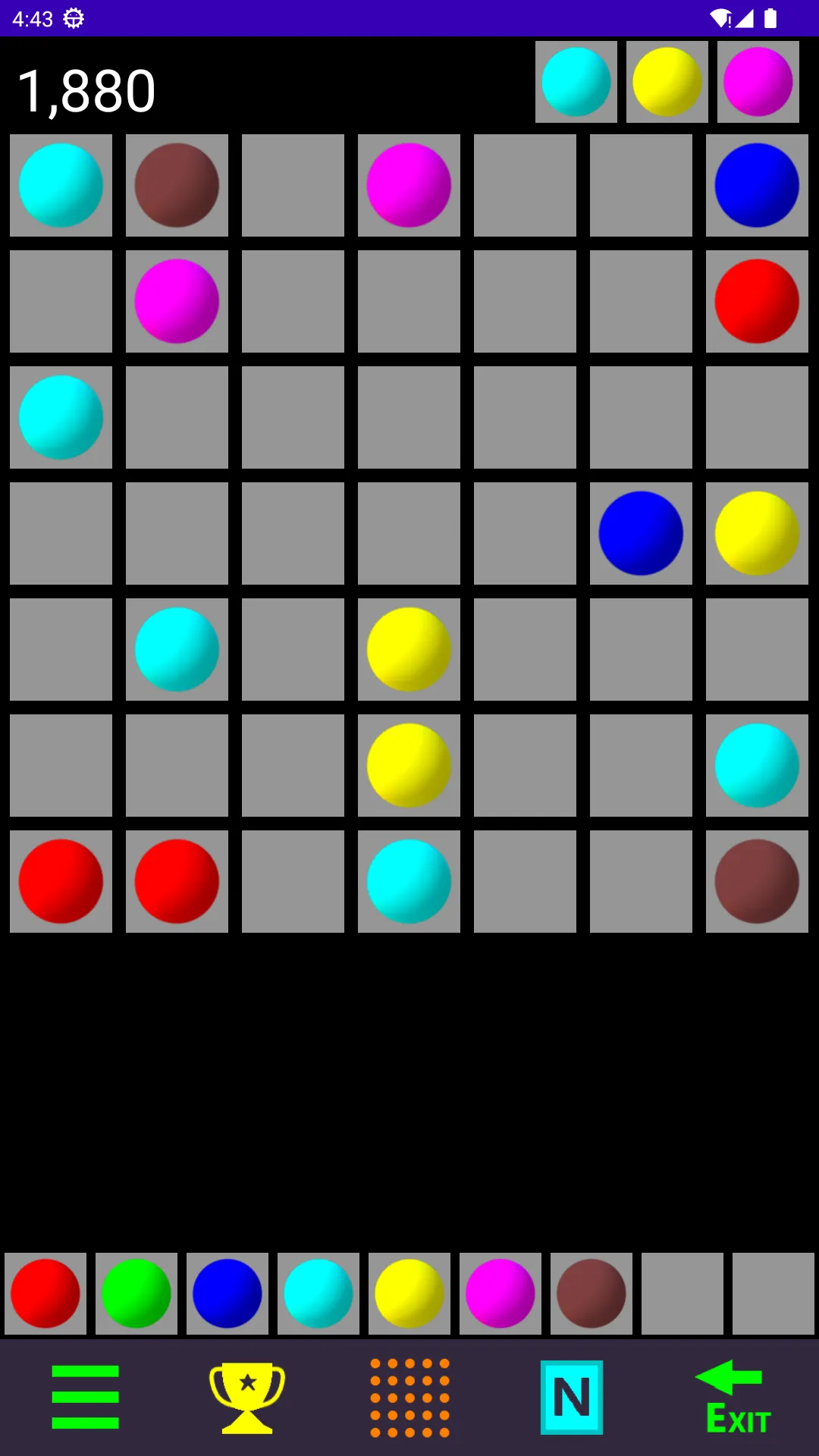 Nine Color Ball - Classic game | Indus Appstore | Screenshot